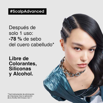 Shampoo Dermopurificador Anti grasa Scalp Advanced 300 ml