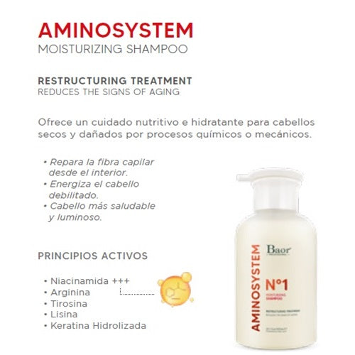 Shampoo moisturizing Aminosystem 300 ml
