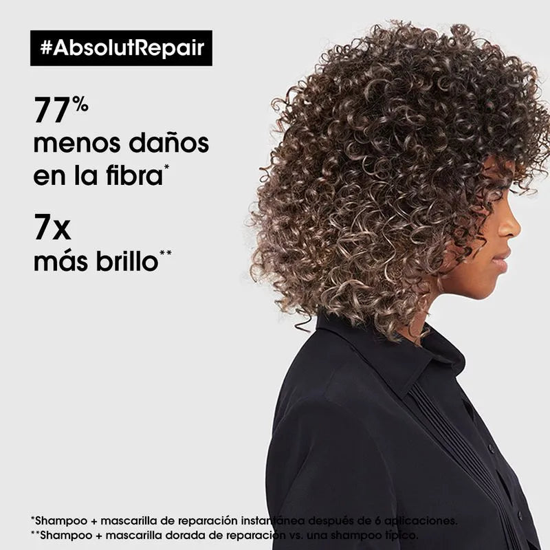 Mascarilla para Cabello Dañado Fino Gold Absolut Repair 250 ml