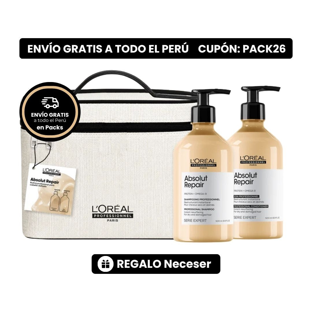 Dúo Pack XL Absolut Repair 500ml L'Oreal Pro