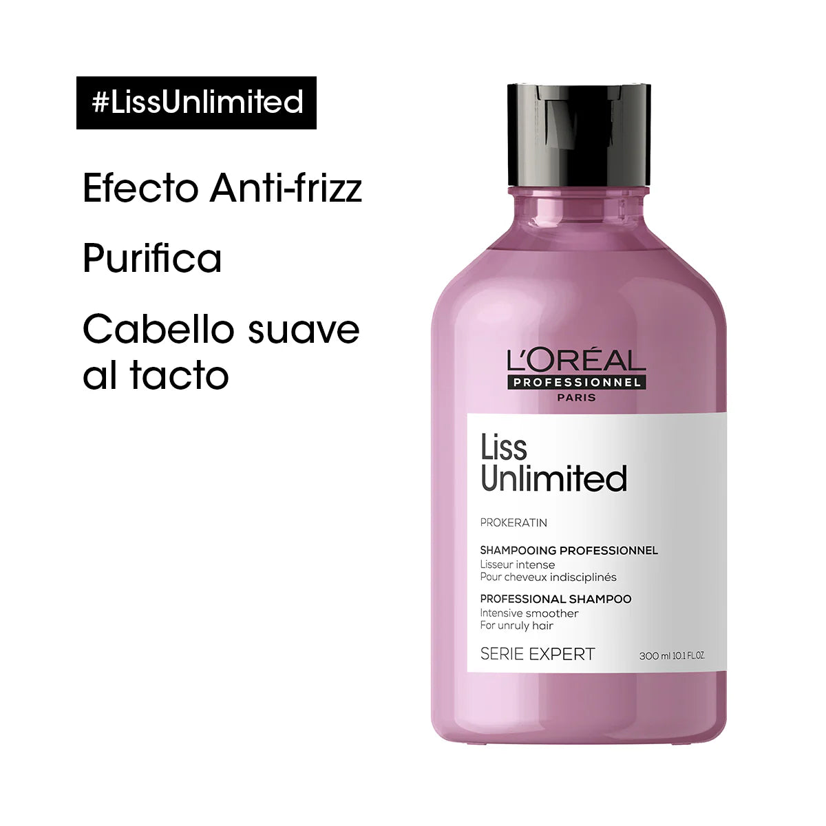Shampoo Antifrizz Liss Unlimited 300 ml