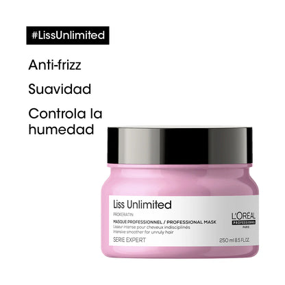 Mascarilla AntiFrizz Liss Unlimited 250 ml