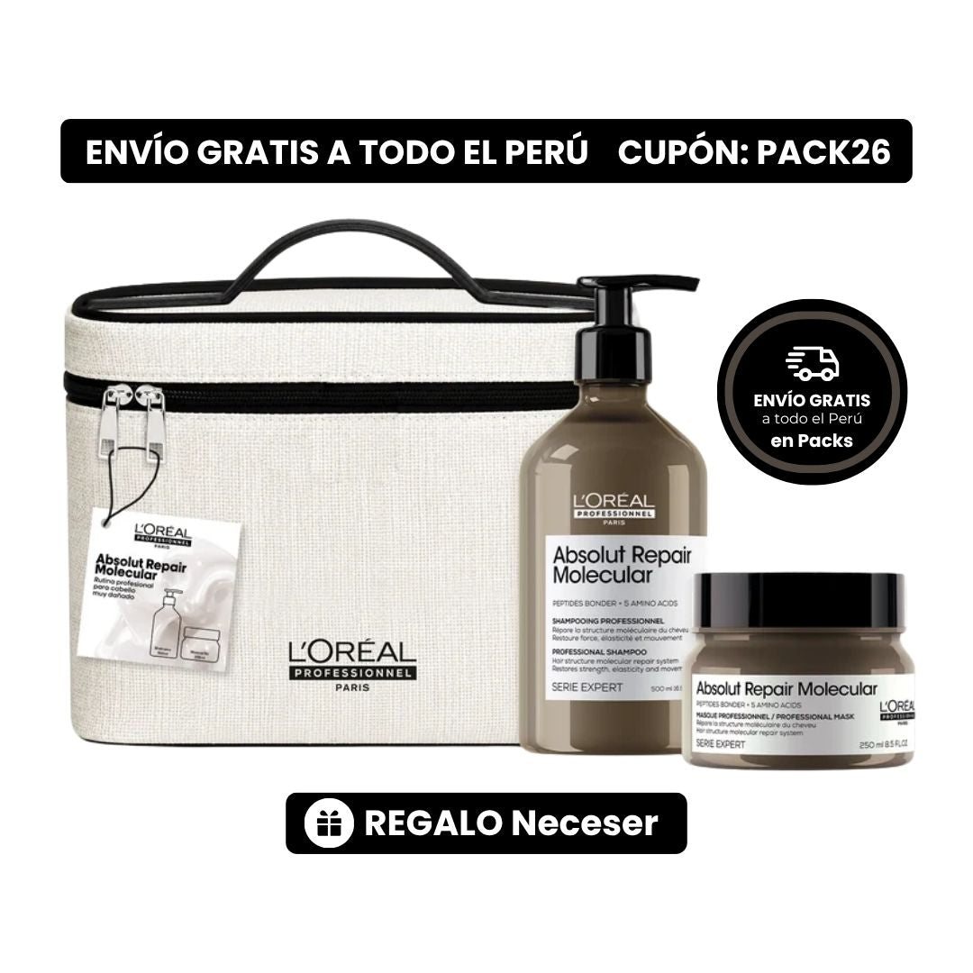 Dúo Pack XL Absolut Repair Molecular 500ml L'Oreal Pro