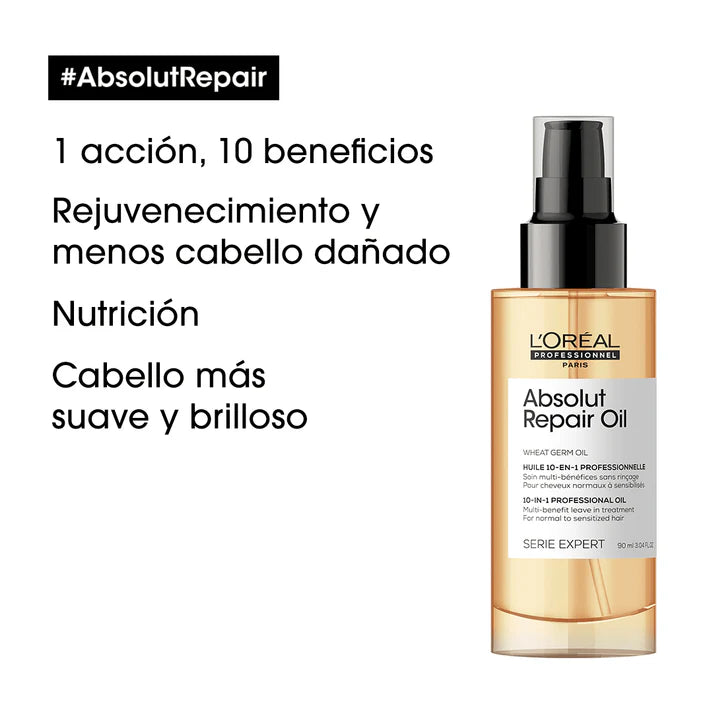 Aceite para Cabello Dañado Absolut Repair 90 ml