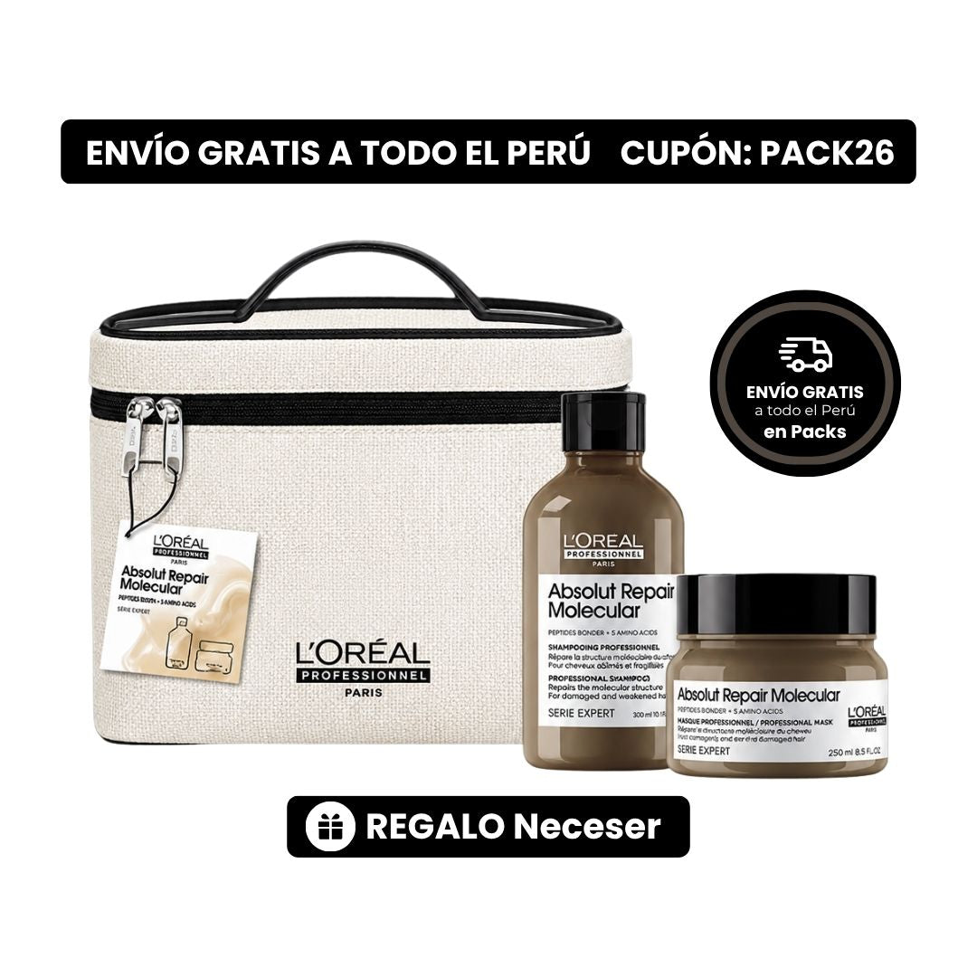 Pack Reparación Profunda Absolut Repair Molecular L'Oreal Pro