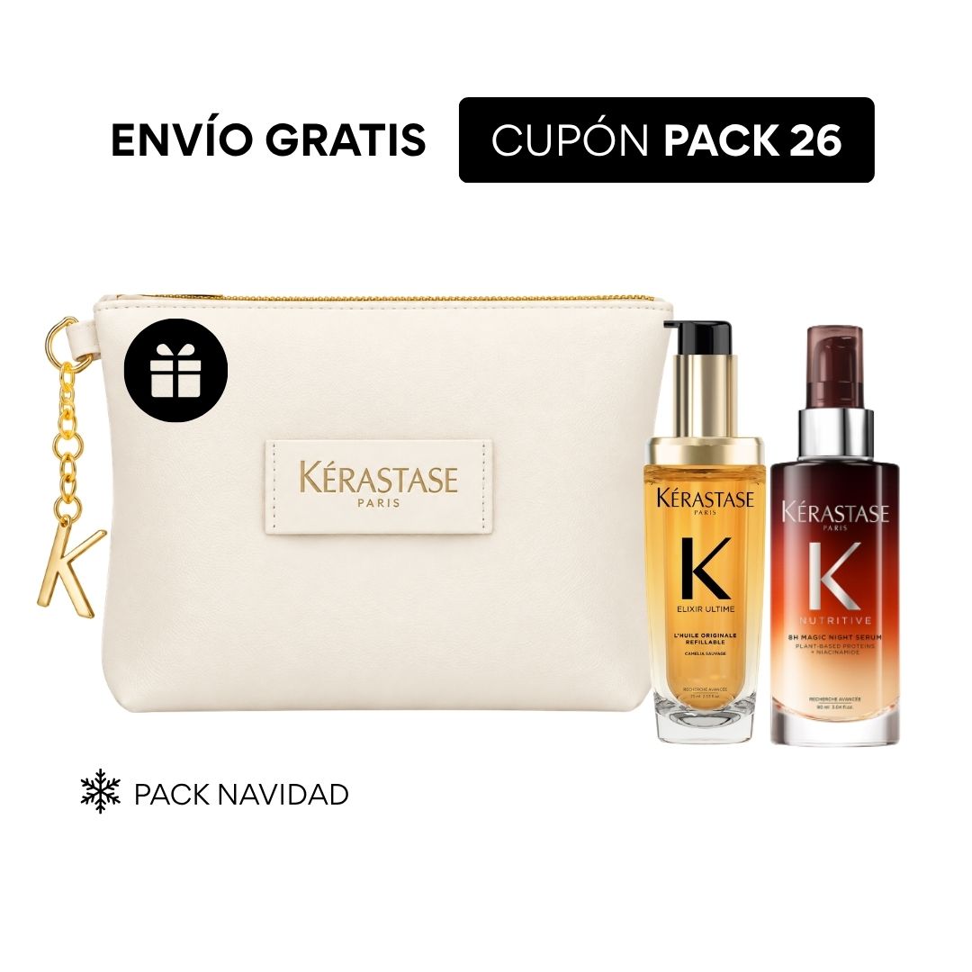 NUEVO Pack Heroes Elixir Ultime/ Serum 8H + REGALO Neceser Kerastase
