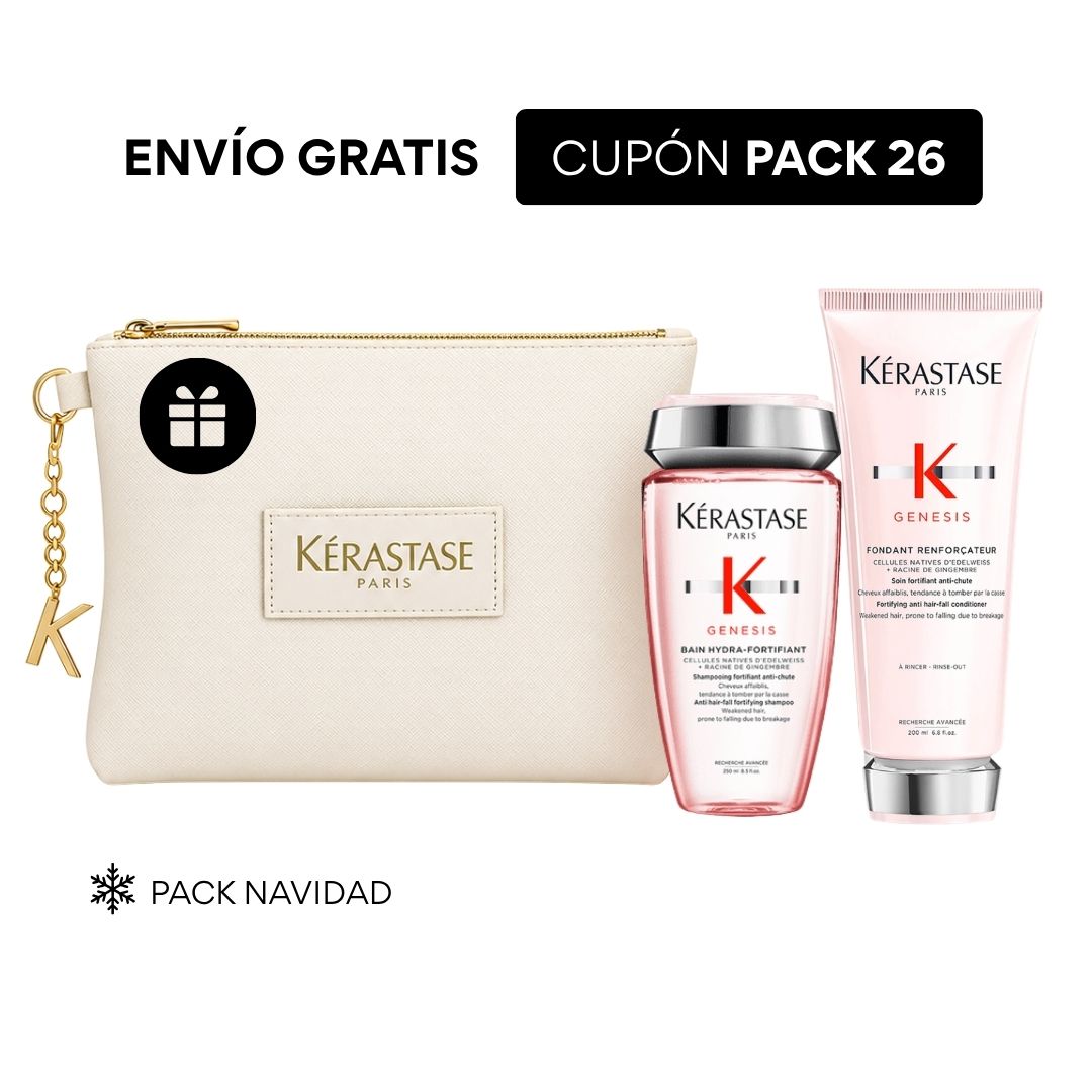 NUEVO Pack Anticaída Genesis + REGALO Neceser Kerastase