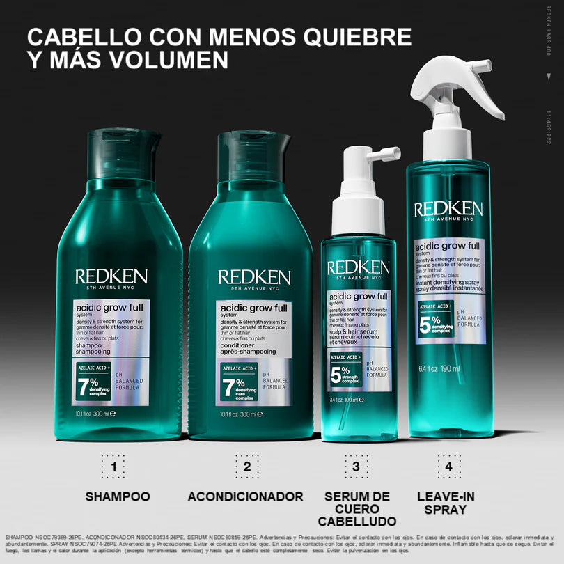 Spray tratamiento DENSIFICADOR Acidic Grow Full 190ml