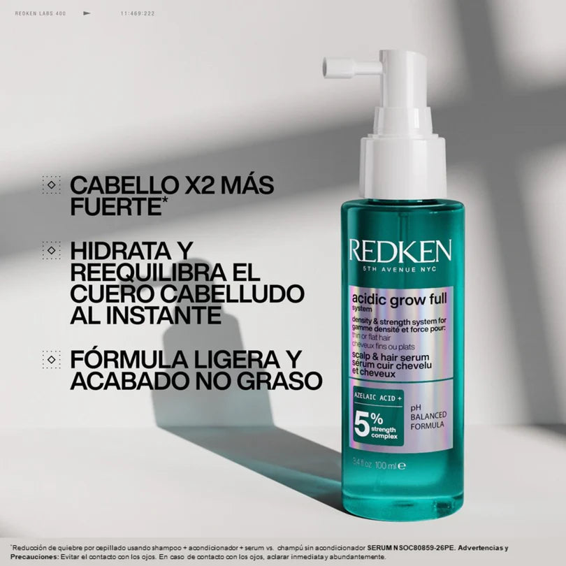 Sérum DENSIFICADOR Acidic Grow Full 100ml