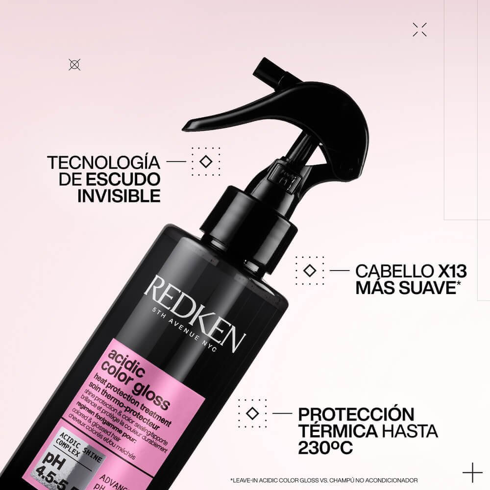 Spray Protector Brillo/Color Acidic Color Gloss 190 ml