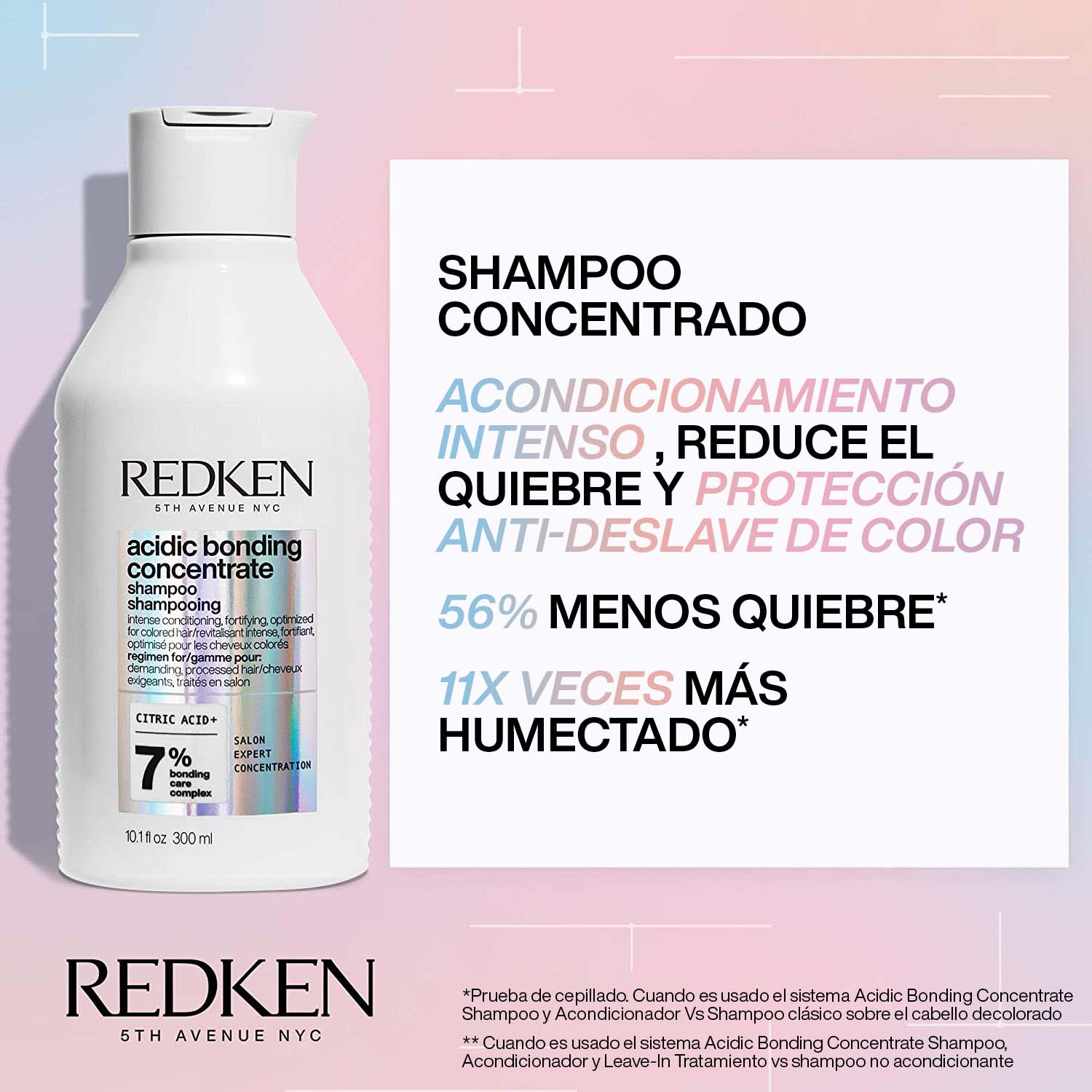 Shampoo Reparación/ Decoloración Acidic Bonding Concentrate ABC 300 ml