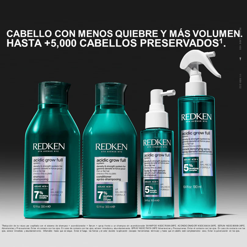Shampoo DENSIFICADOR Acidic Grow Full 300ml