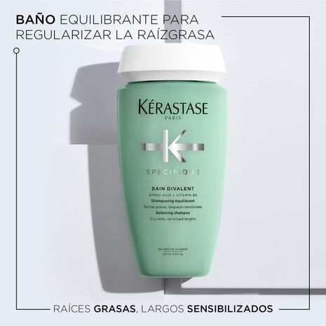 Shampoo Para Cuero Cabelludo Graso Divalent  250ml