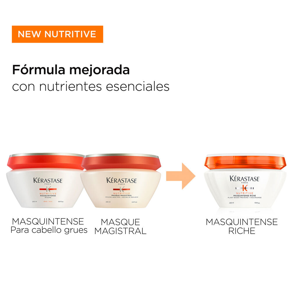 Mascarilla Cabello Muy Seco de Regular a Grueso Masquitense Riche Nutritive 200ml