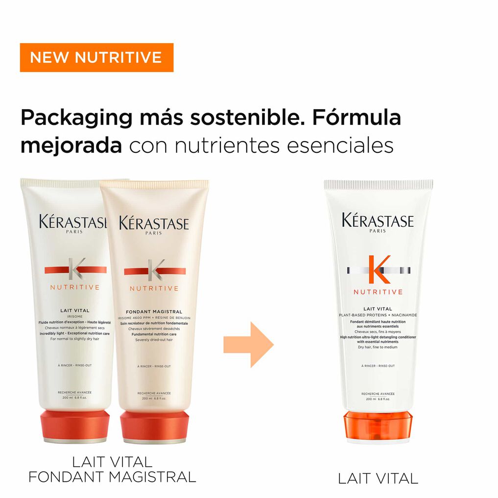 Acondicionador Cabello Seco Lait Vital Nutritive 200ml