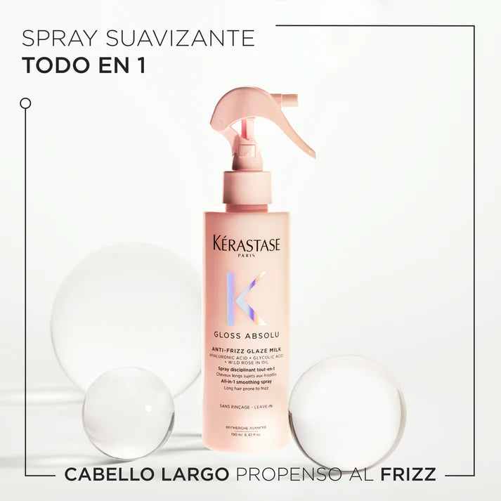 Spray Anti- Frizz Glaze Milk Gloss Absolu 190 ml