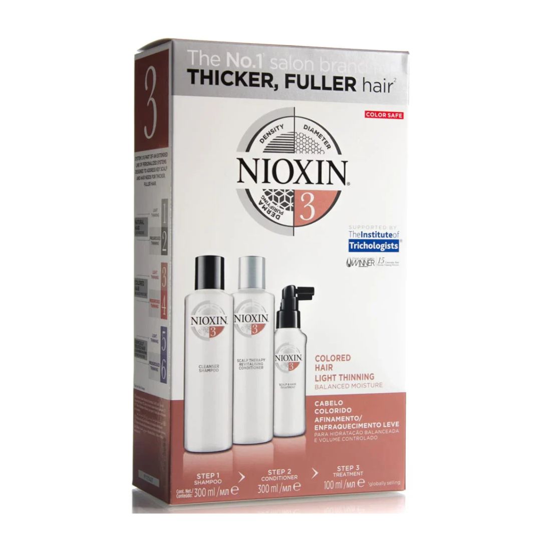 Pack°3 Cabello Teñido / Caída Leve NIOXIN