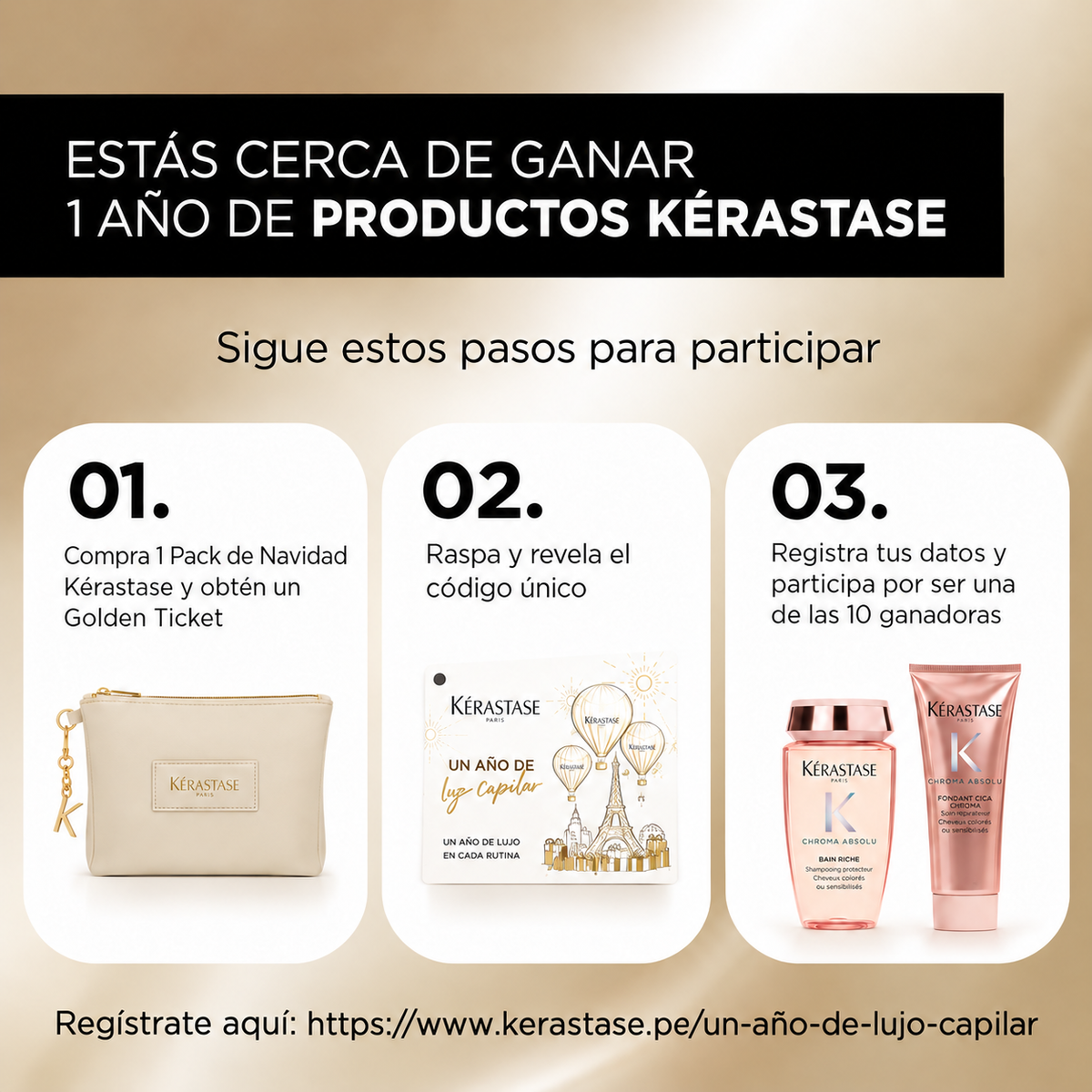 NUEVO Pack Brillo y AntiFrizz Gloss Absolu + REGALO Neceser Kerastase