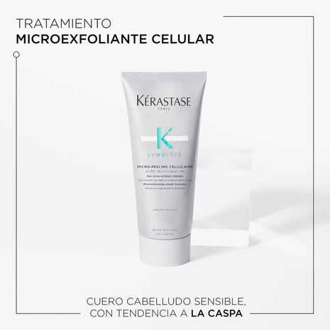 Exfoliante Capilar para Caspa y Cuero Cabelludo Sensible Symbiose 200ml