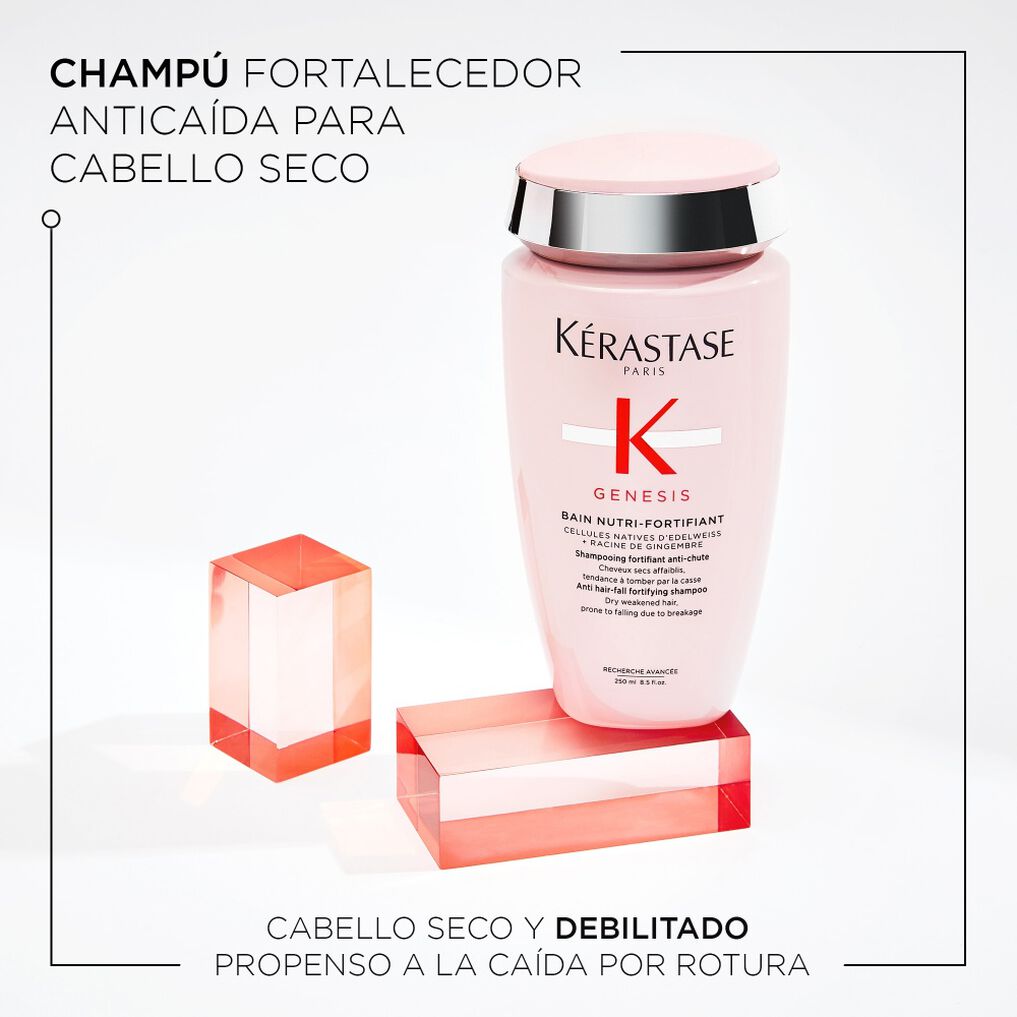 Shampoo Anticaída para Cabello Seco Nutri-Fortifiant Genesis 250ml