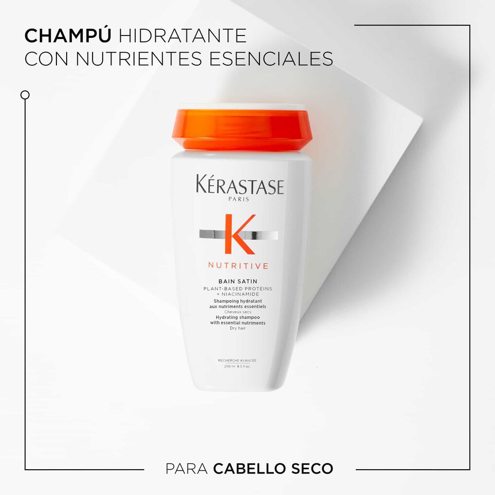 Shampoo Hidratante para Cabello Seco Satin Nutritive 250 ml