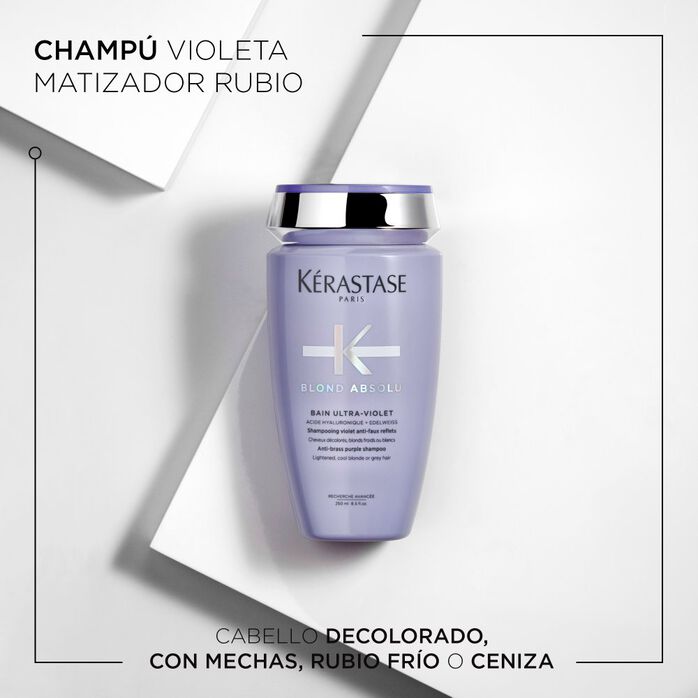 Shampoo Ultra-Violeta para Rubios Blond Absolu 250ml