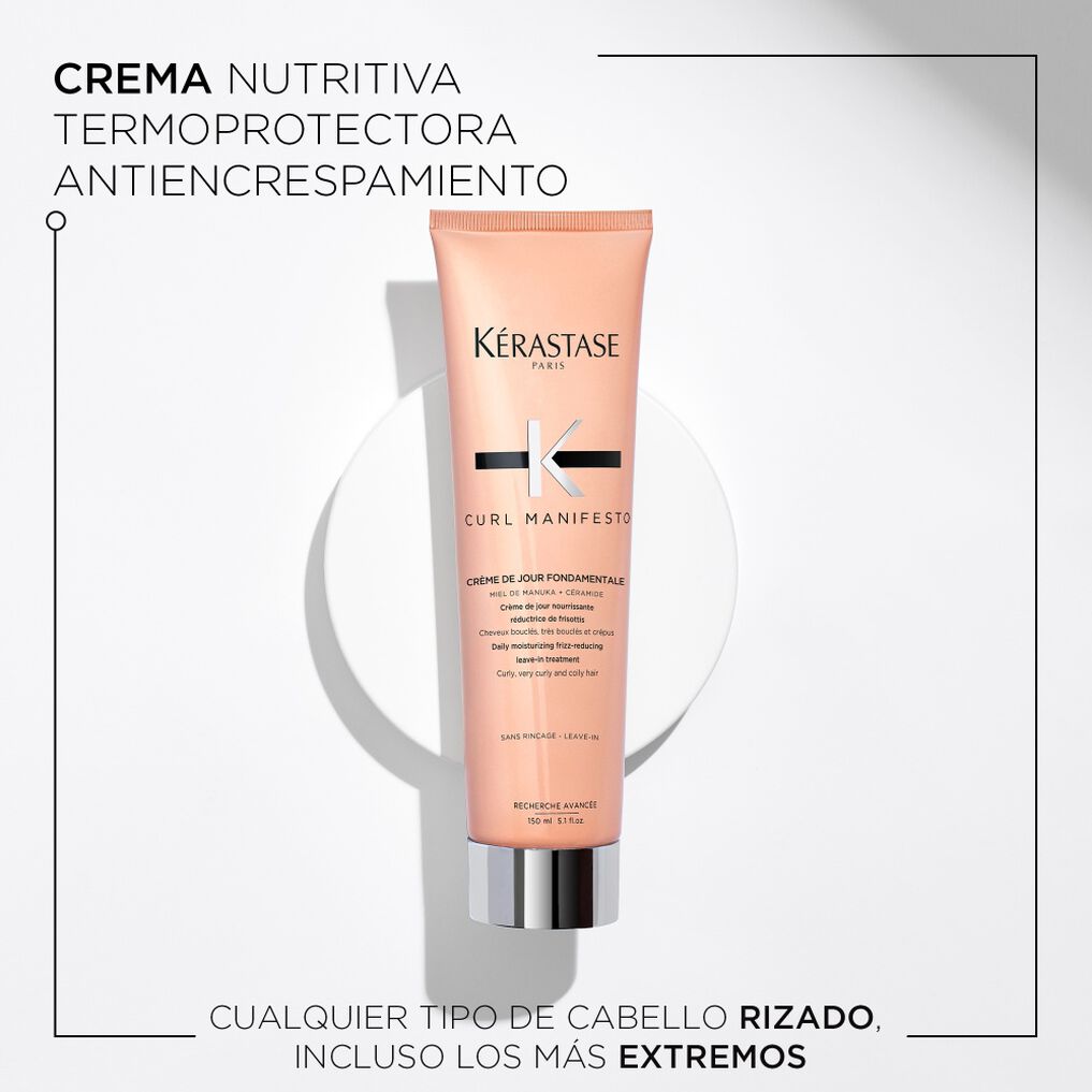 Crema tratamiento y Termo protector para Rizos/Ondas Curl Manifesto 150ml