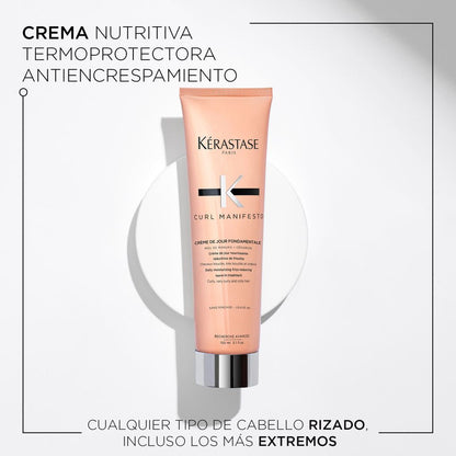 Crema tratamiento y Termo protector para Rizos/Ondas Curl Manifesto 150ml