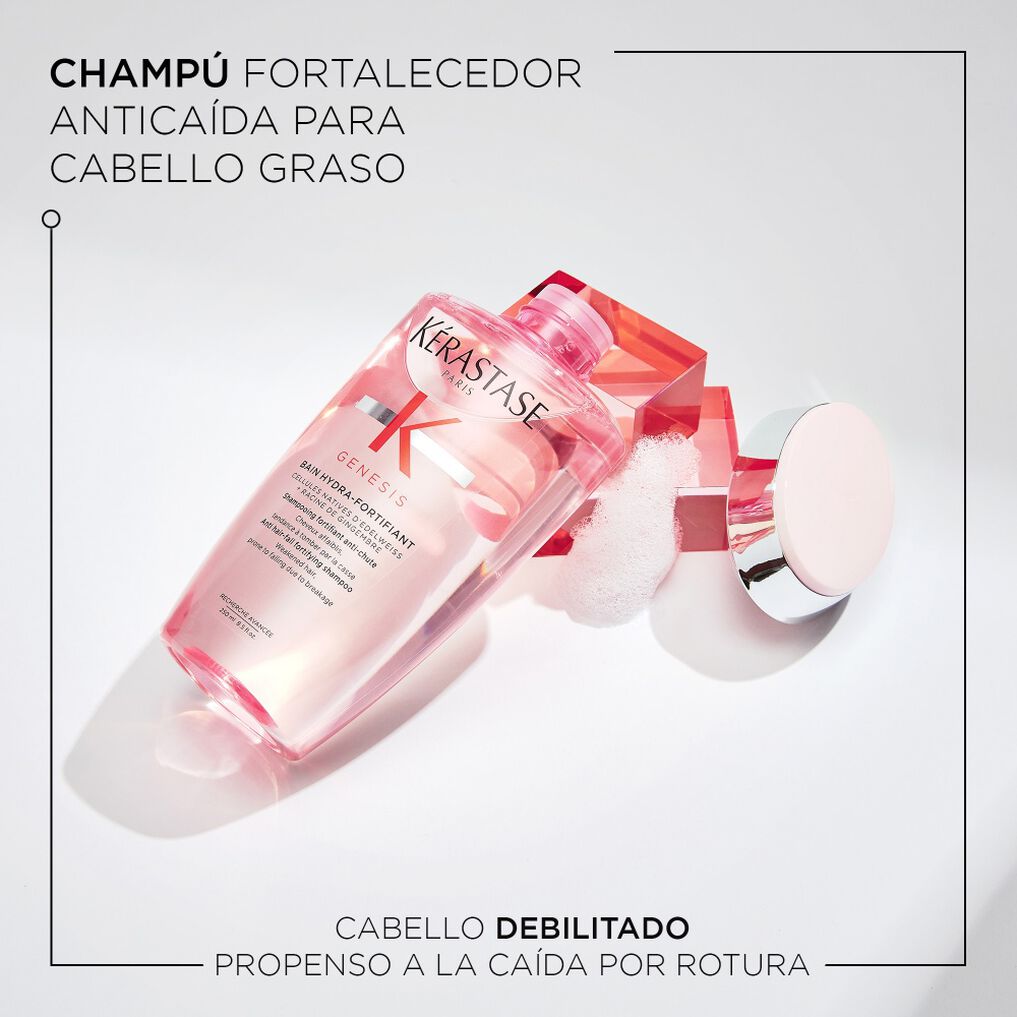 Shampoo Anticaída para Cabello Graso Hydra-Fortifiant Genesis 250ml