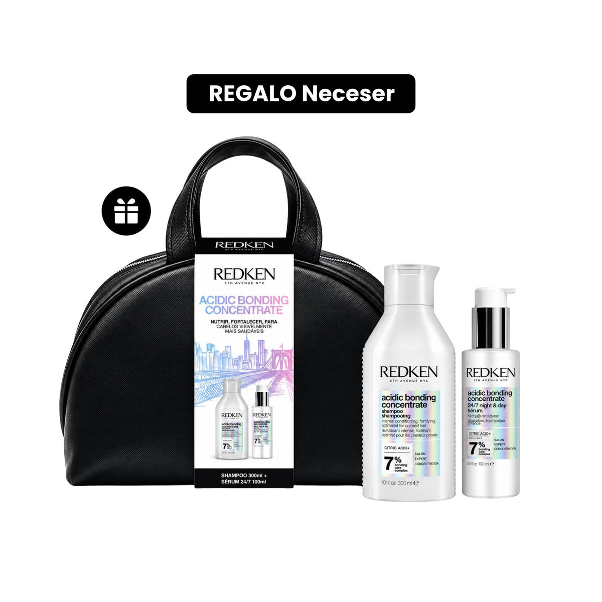 Pack ABC Reparación/Post Color Acidic Bonding Concentrate REGALO Neceser