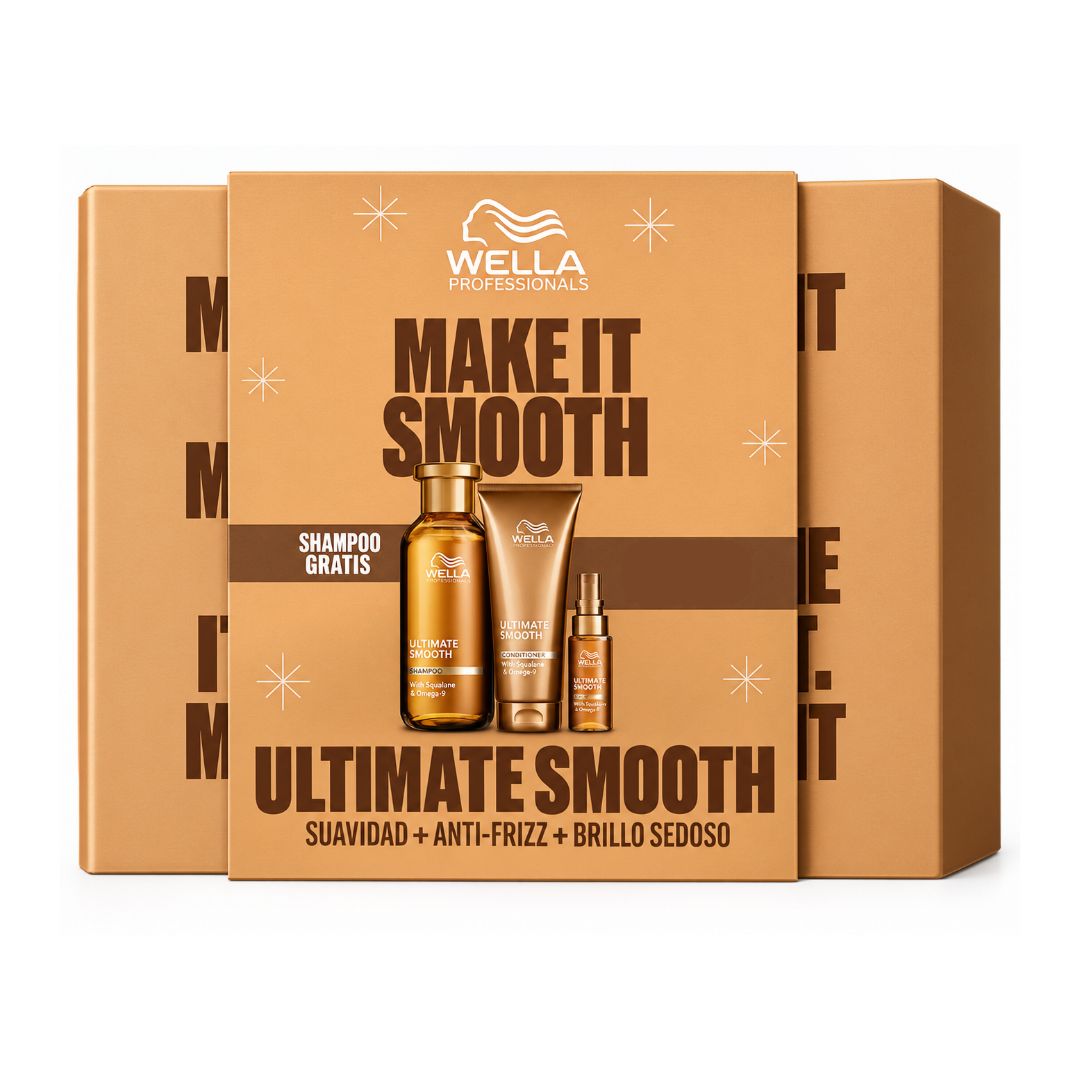 Pack Brillo Sedoso/Antifrizz Ultimate Smooth REGALO SHAMPOO Wella Professionals