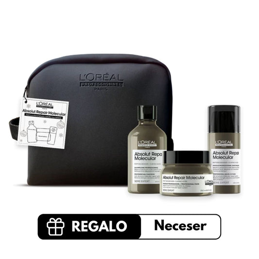 Pack Trío Reparación Profunda Absolut Repair Molecular + REGALO Neceser