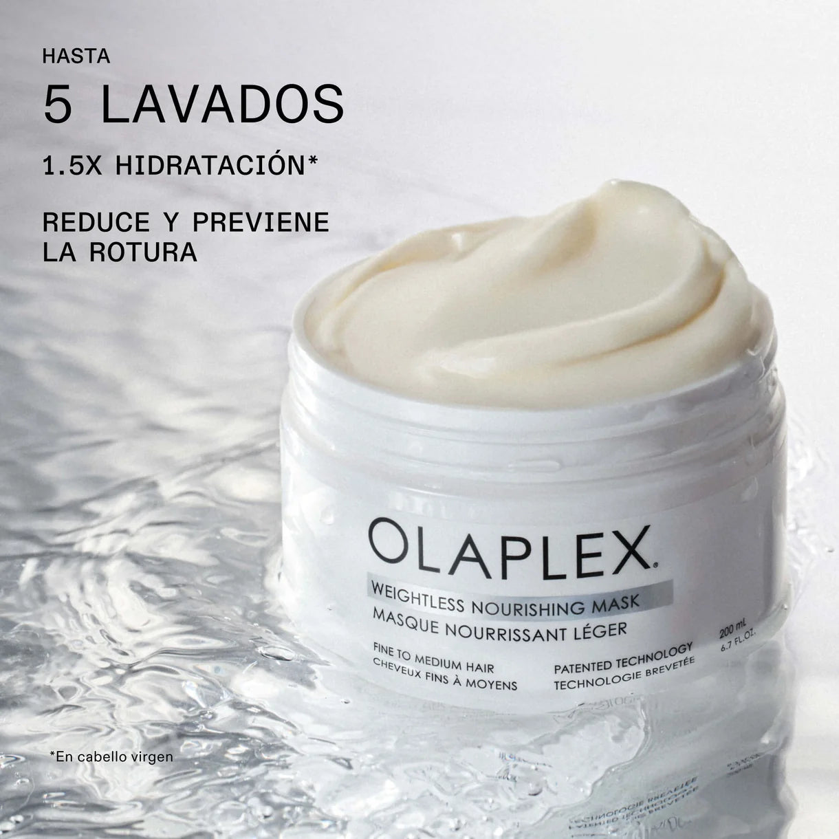 Mascarilla Reparadora CAB FINO Weightless Nourishing 200ml