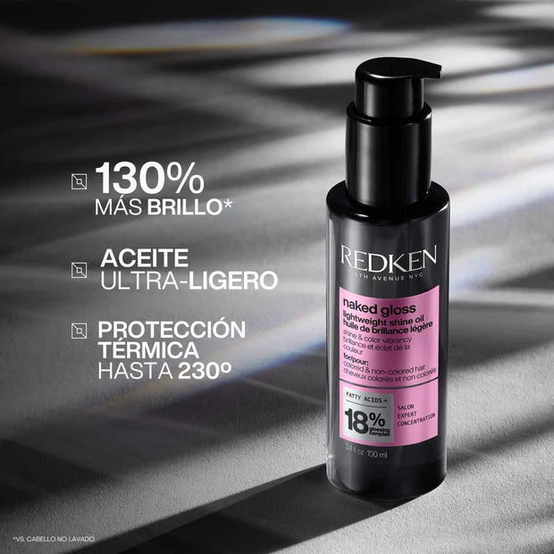 Aceite Naked Gloss Acidic Color Gloss 100ml