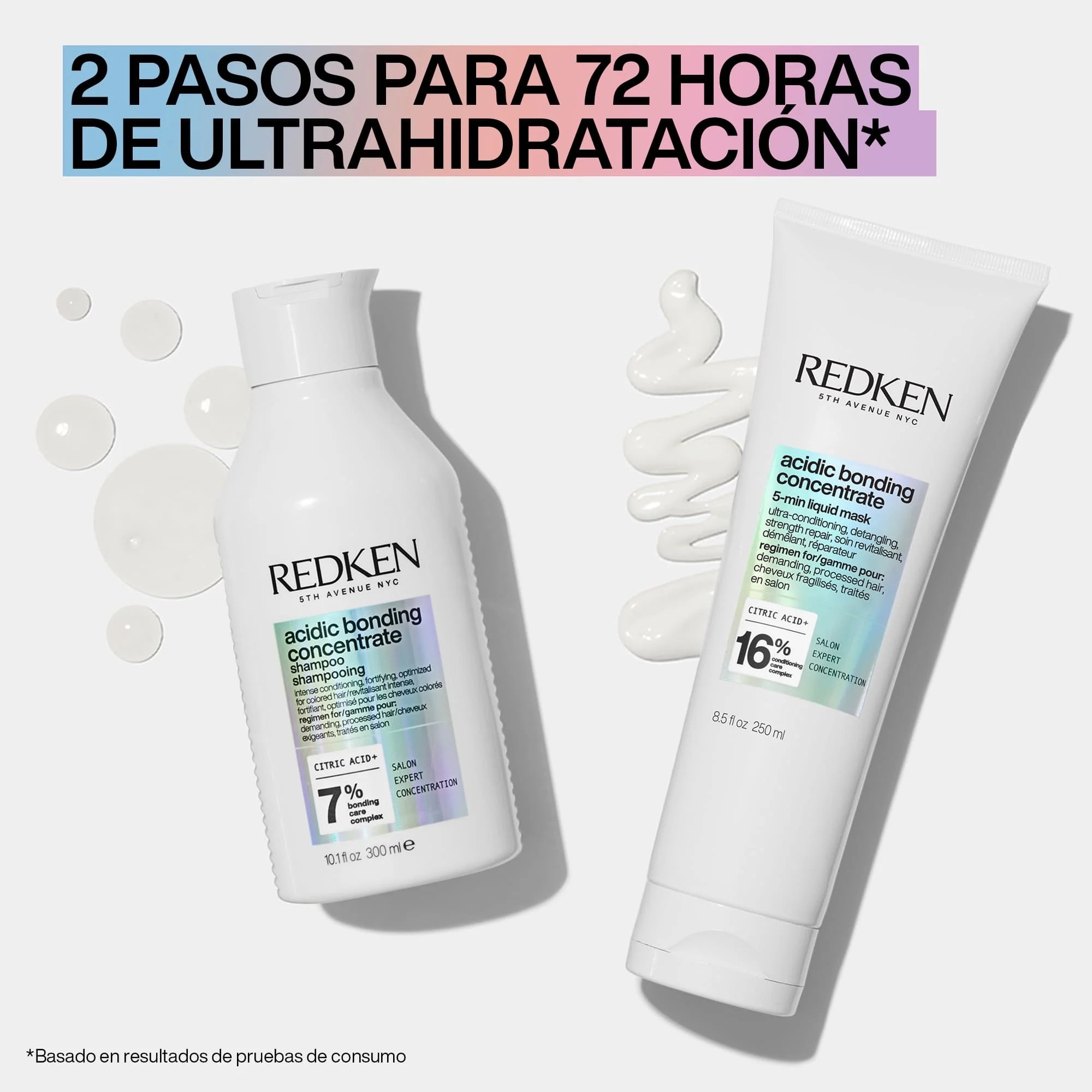 Mascarilla Reparación/ Decoloración Acidic Bonding Concéntrate250 ml